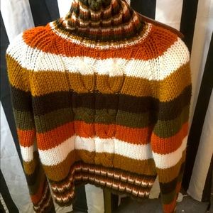 Cable knit sweater